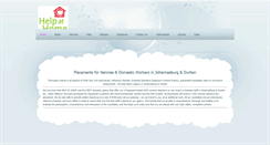 Desktop Screenshot of helpathome.co.za